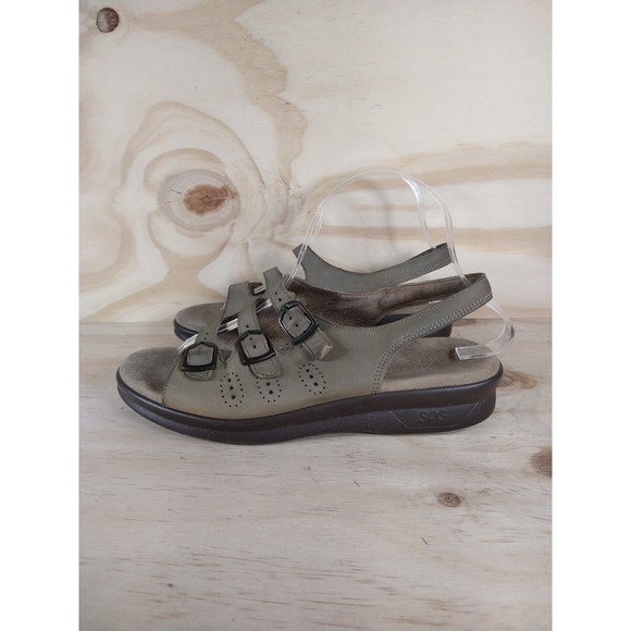 SAS - Comfort Tripad - Sandals - Olive Green - Women's - 8-8.5 - Picture 3 of 10